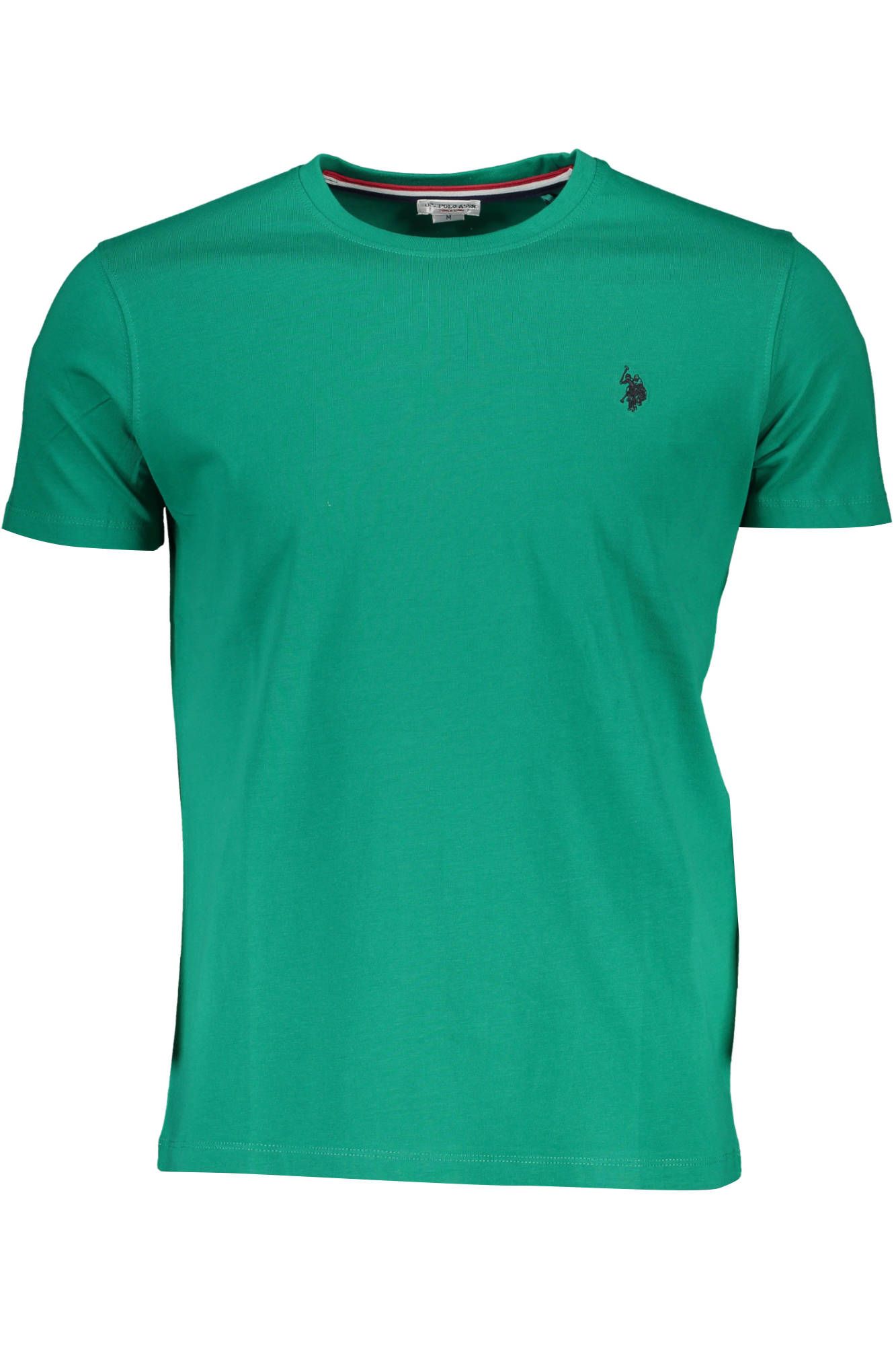 

Зеленая хлопковая мужская футболка U.S. Polo Assn.