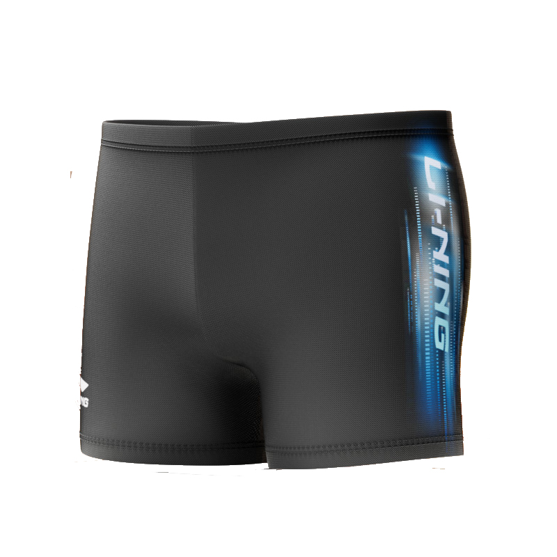 

Мужские плавки LINING, черно-зеленые