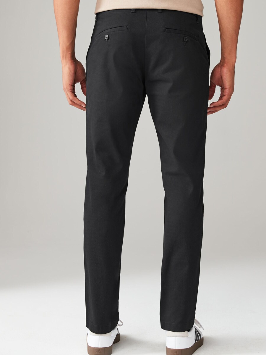 Брюки чинос Next Slim fit Chino Pants, черный — фото 2