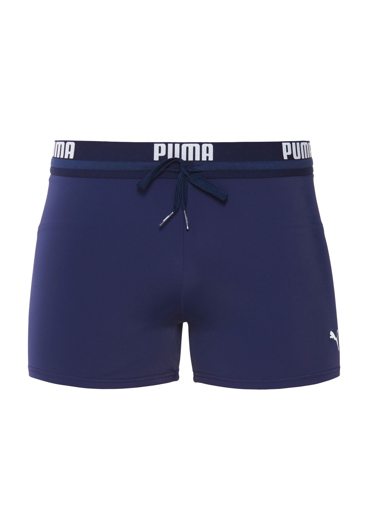 

Мужские плавки с логотипом в стиле ретро на поясе PUMA, темно-синий