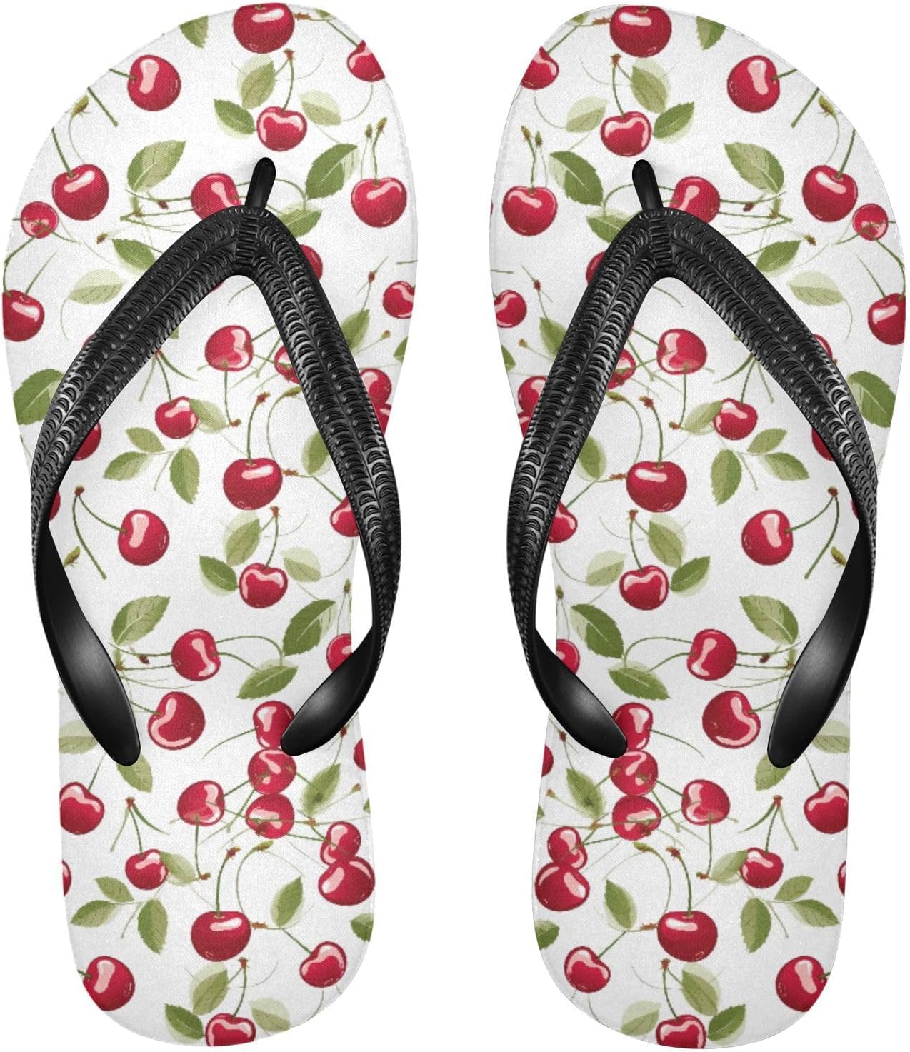 

Женские и мужские шлепанцы с лимонами и цветами, женские шлепанцы, мужские сандалии, душевые тапочки, летние нескользящие шлепанцы для плавания, пляжа и ванной Mnsruu, Cherry I 6221