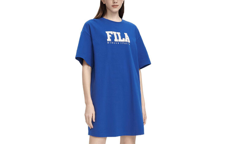 

FILA Женские шорты-платье с рукавами, цвет Blue