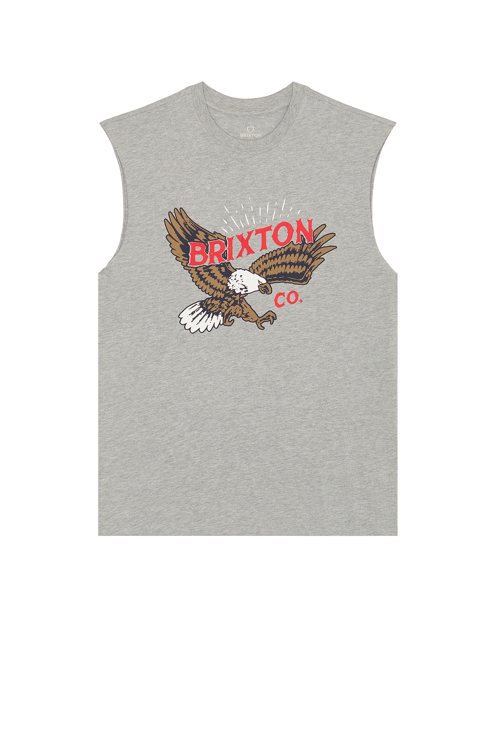 

Keller майка без рукавов Brixton, heather grey