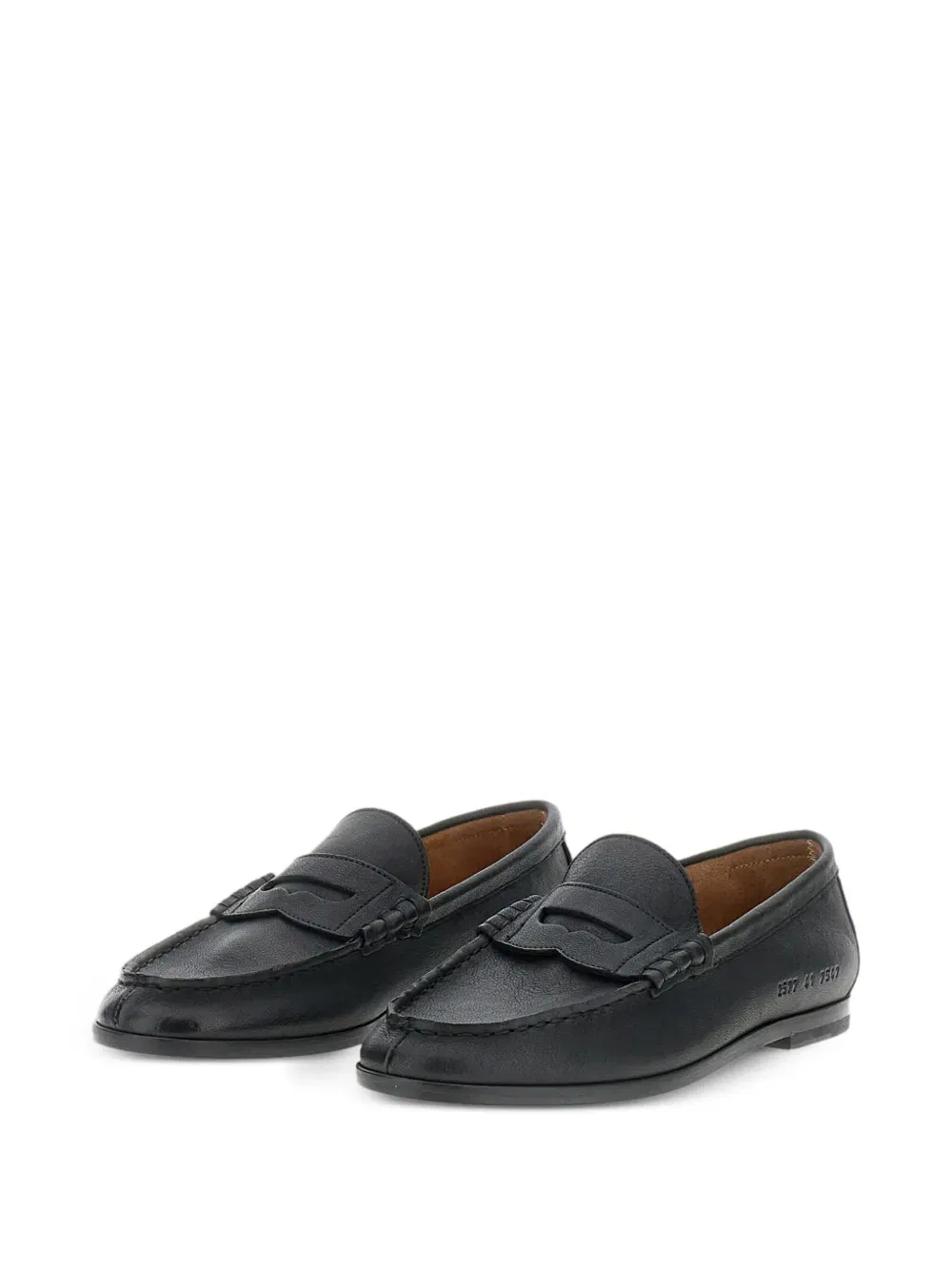 Кожаные лоферы с ремешком Common Projects, черный — фото 2