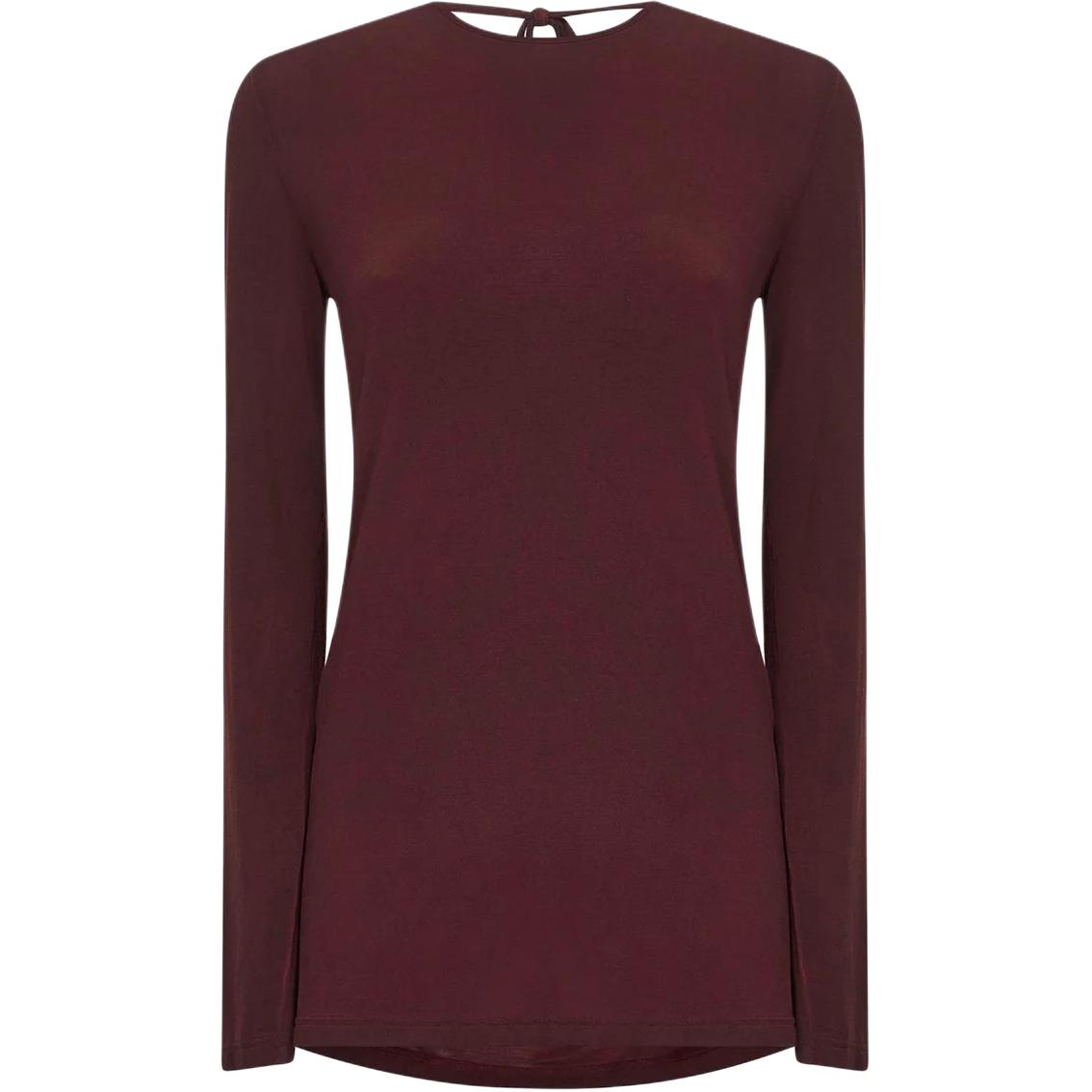 

Топ с длинными рукавами на завязках UMA WANG, красный