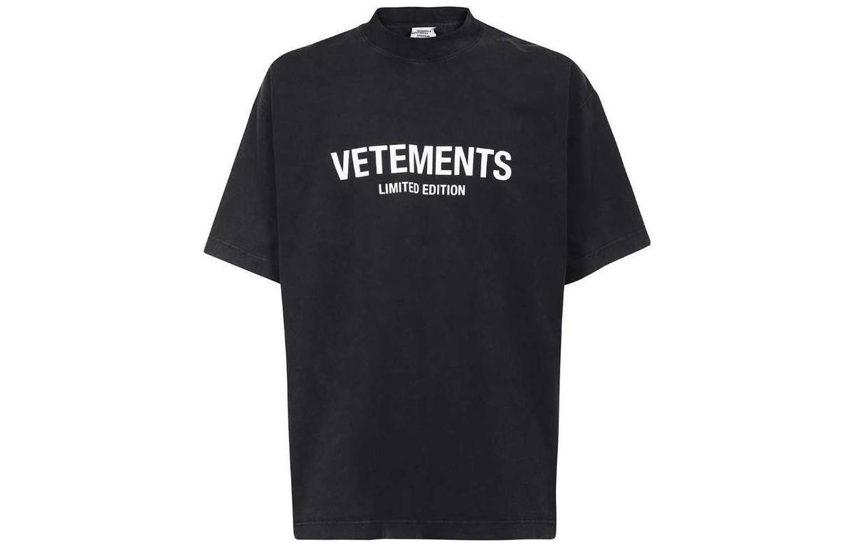 

Футболка Vetements Мужская, Черный