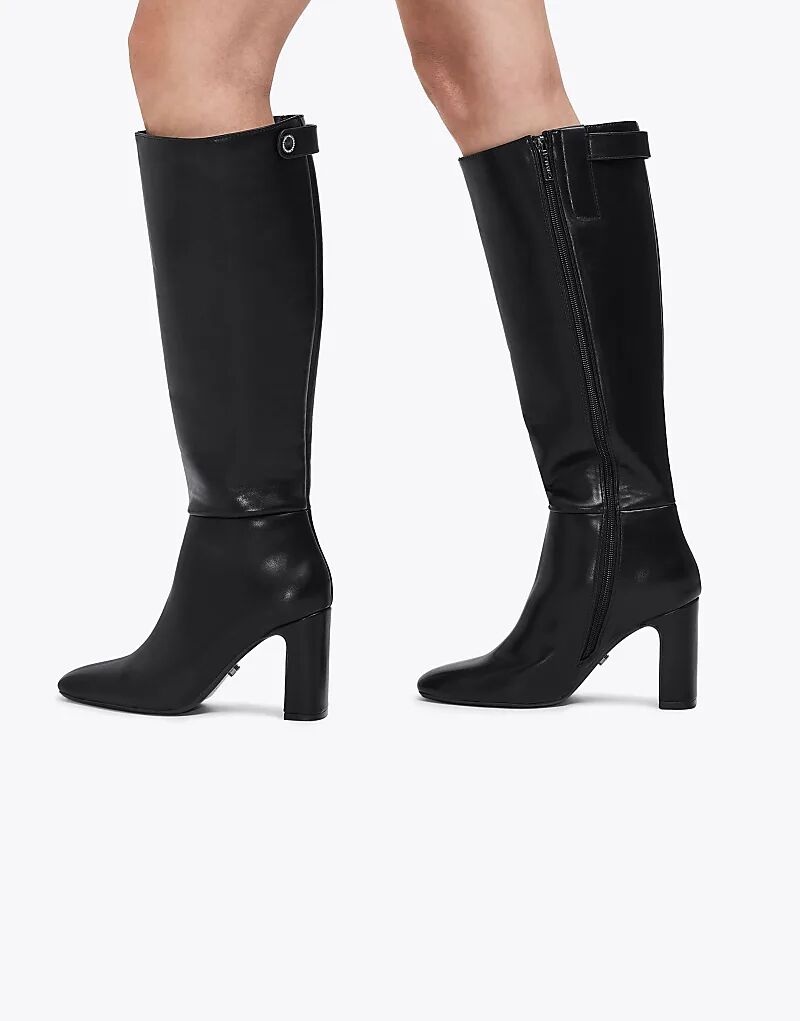 Сапоги Carvela Jackpot широкого кроя, черного цвета — фото 4