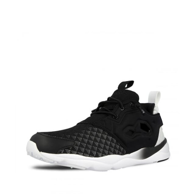 Черные синтетические женские кроссовки Furylite v62121 в горошек Reebok, черный — фото 2