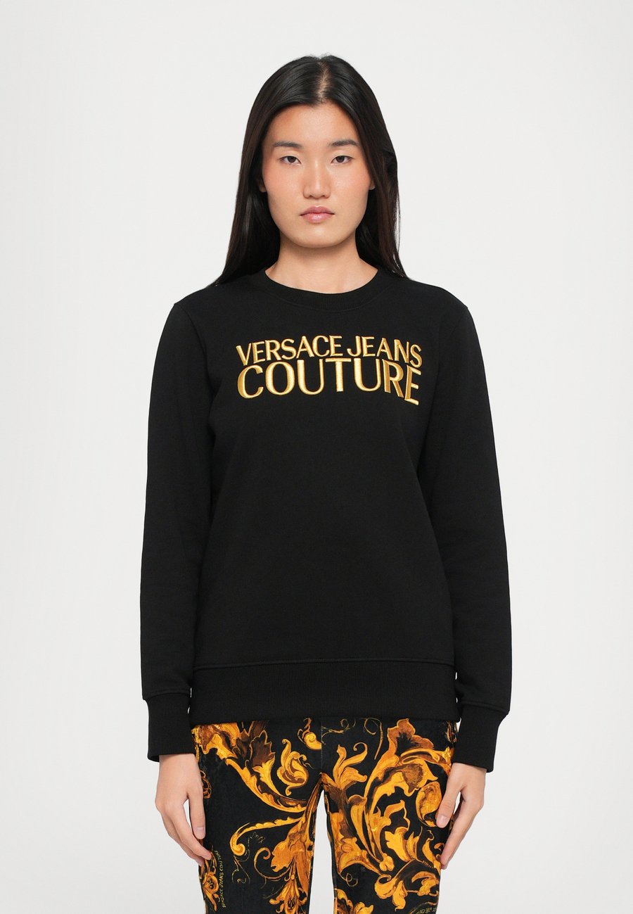 

Толстовка Versace Jeans Couture Sweatshirt, Black/Gold-Coloured/Black