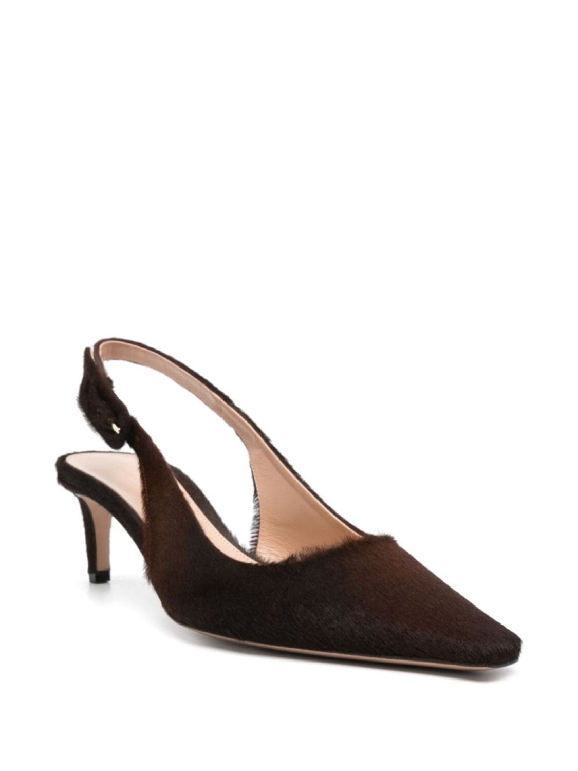 

Gianvito Rossi туфли Lindsay с открытой пяткой 65 мм, коричневый