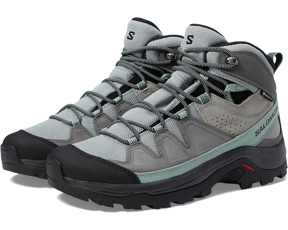 

Походная обувь Salomon Quest Rove GORE-TEX, цвет Quarry Quiet Shade Black