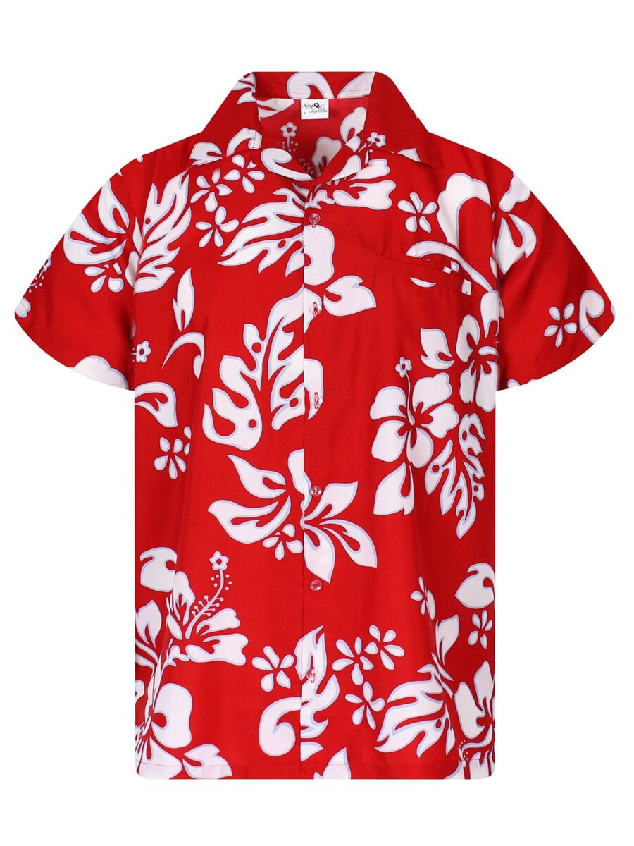 

Рубашка King Kameha Hibiscus, красный