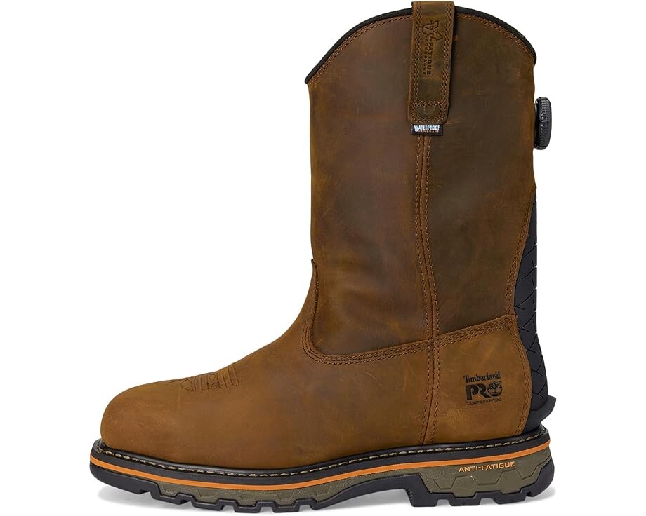 Мужские сапоги Timberland PRO True Grit BOA из кожи с водонепроницаемой мембраной — фото 4