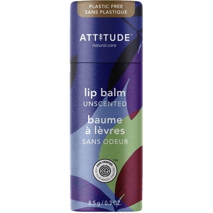 

Бальзам для губ ATTITUDE без пластика с растительными и минеральными ингредиентами 8,5 г
