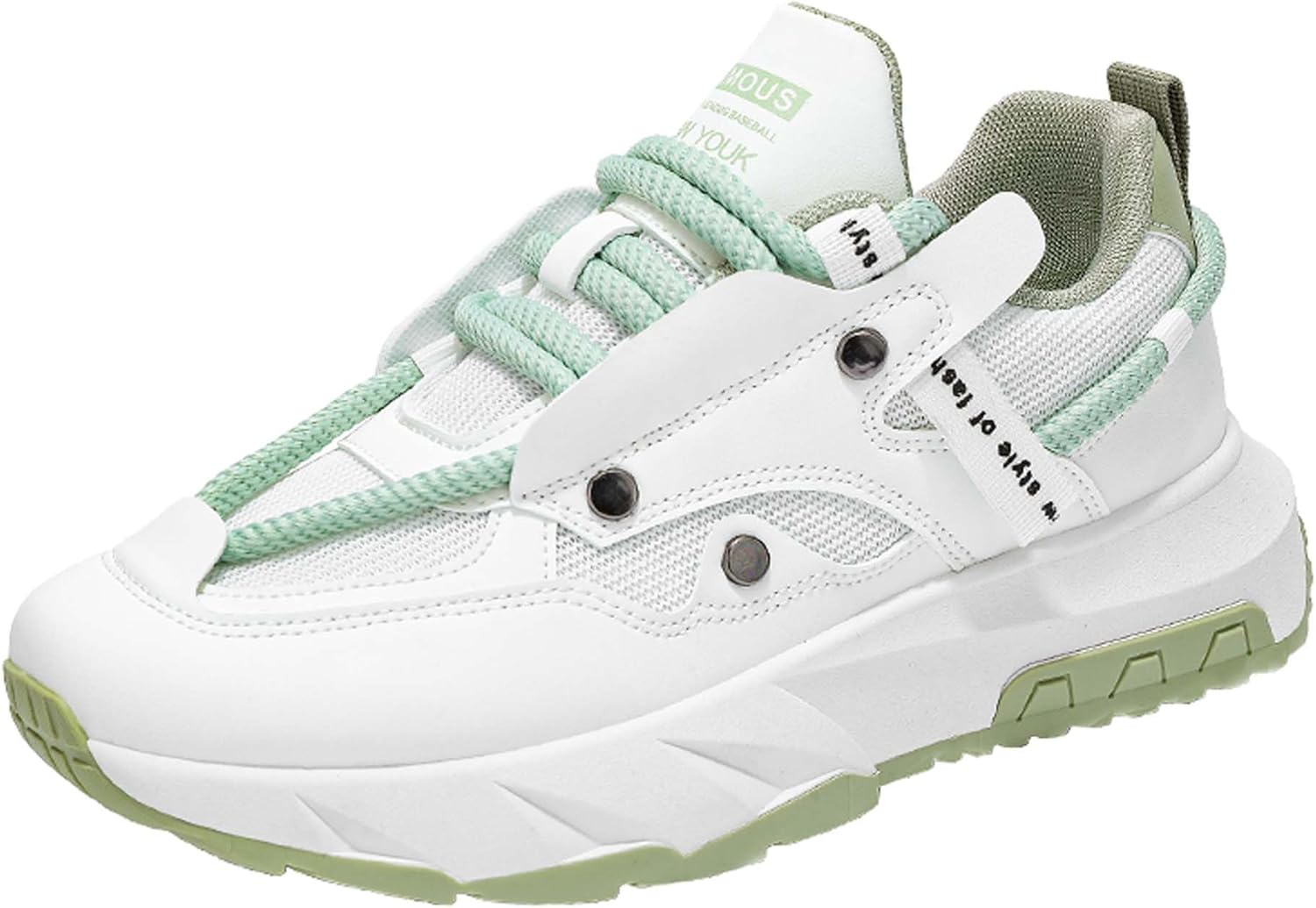 

Мужские свободные и модные спортивные кроссовки, ретро и простые классические мужские спортивные кроссовки, повседневная обувь Generic, зеленый