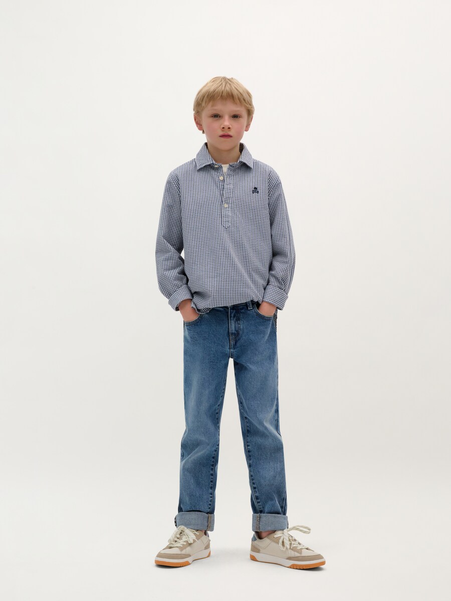 Узкие джинсы Scalpers, Blue/Blue denim — фото 4