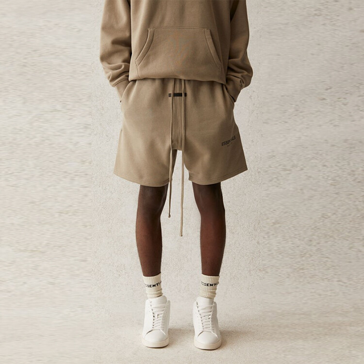 SS21 Повседневные шорты унисекс Moss Fear Of God Essentials, цвет Moss — фото 3