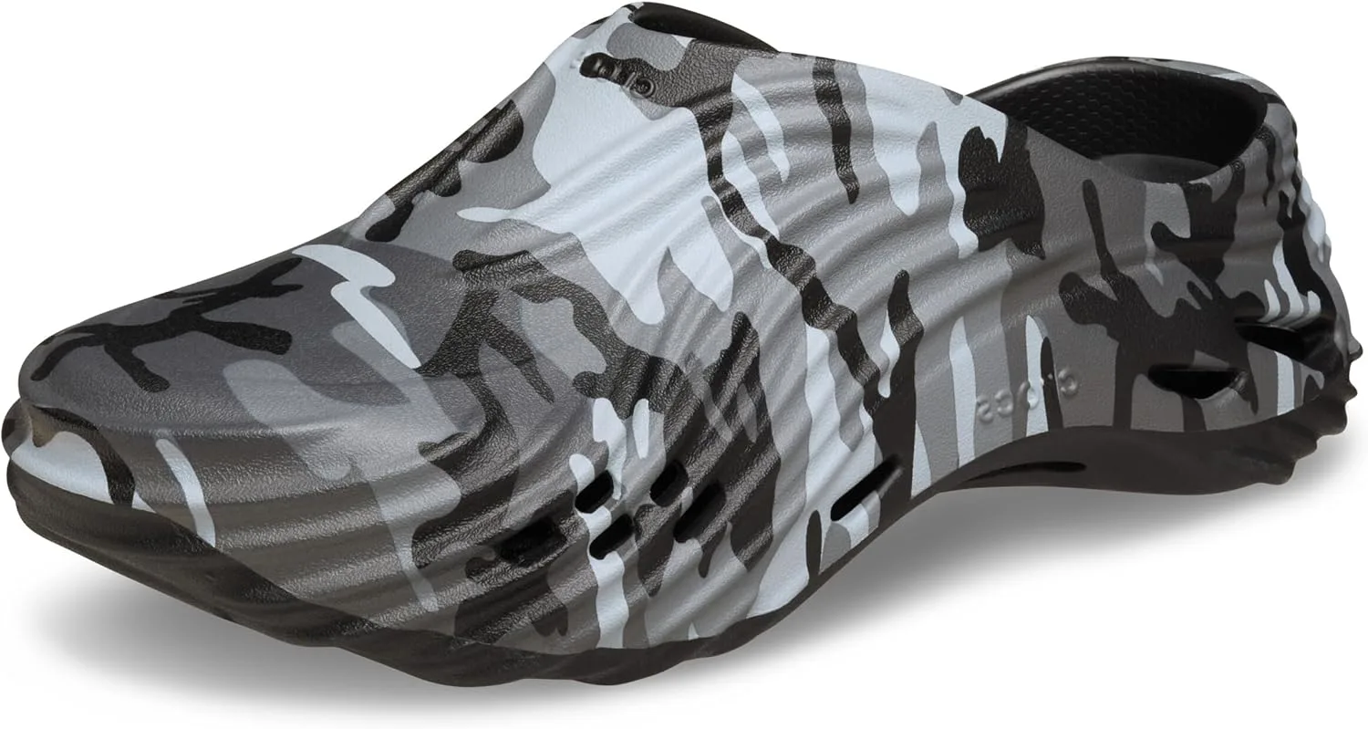 Сабо Crocs Unisex Adult Echo Wave Clogs, черный/серый