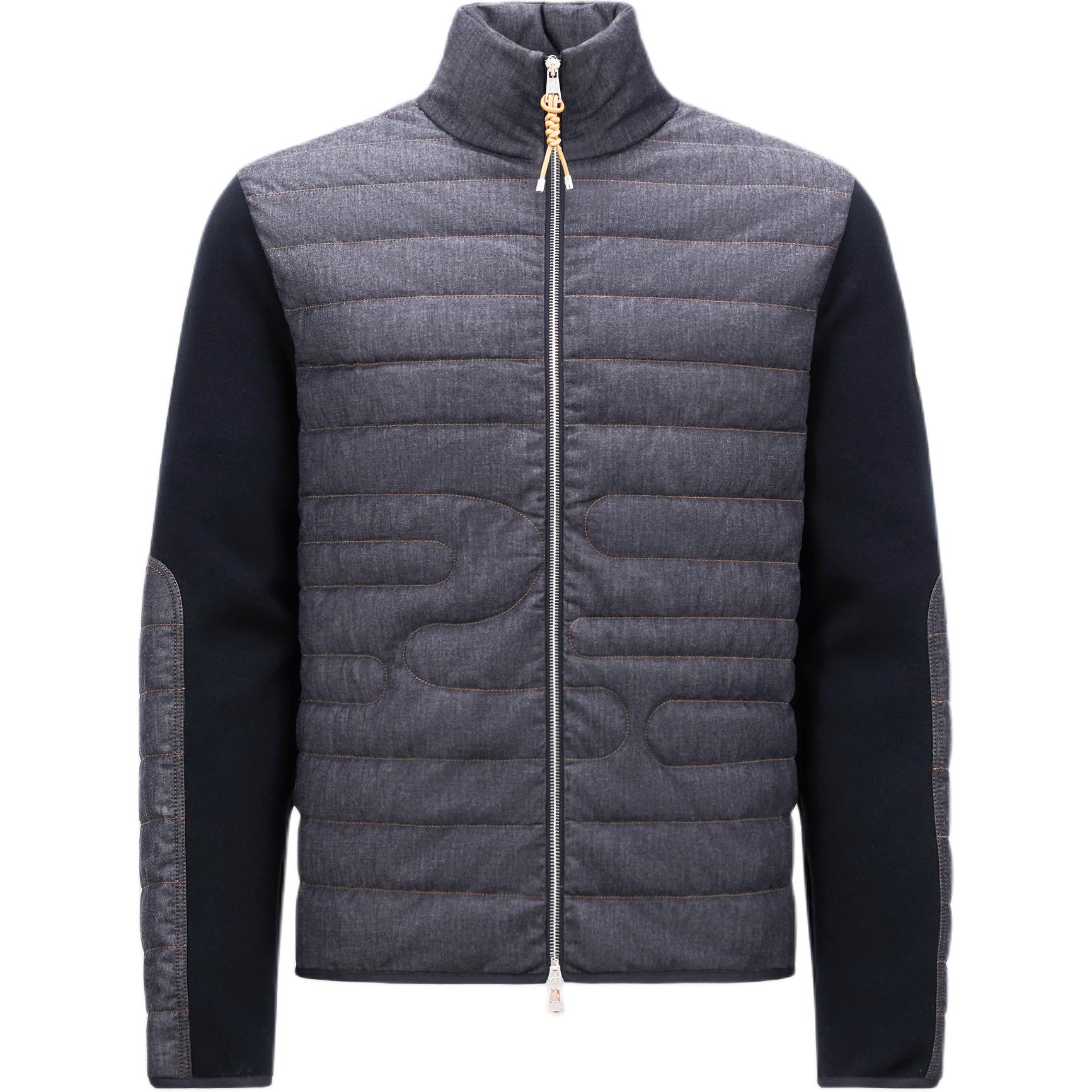 

Moncler Стёганая джиновая куртка с утеплением, Marine Blue