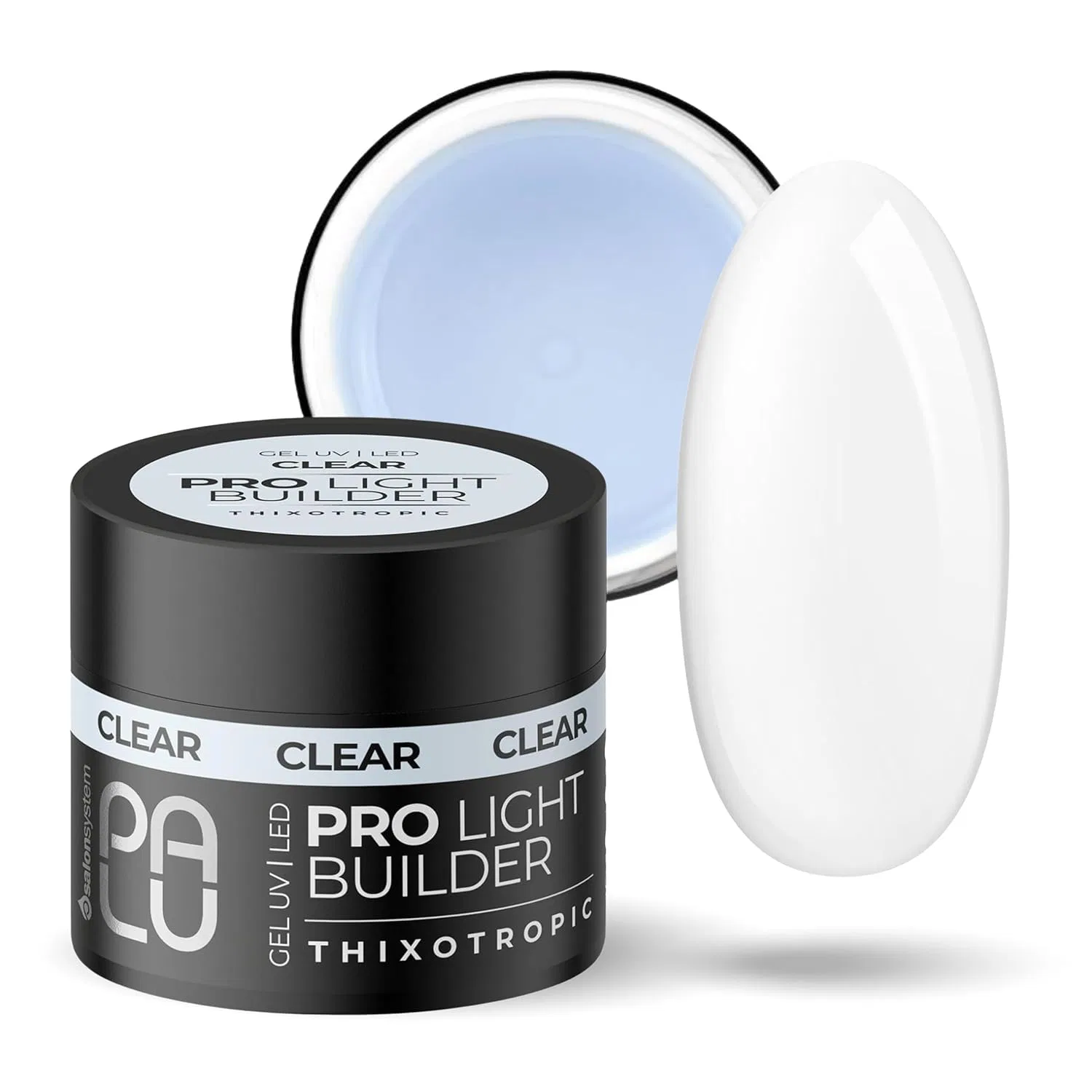 Гель-строитель Palu Builder Gel для наращивания ногтей, 45 г, прозрачный Palu Salon System