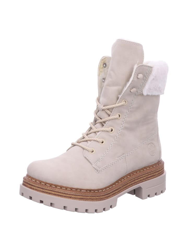 

Ботинки rieker, цвет ginger/offwhite