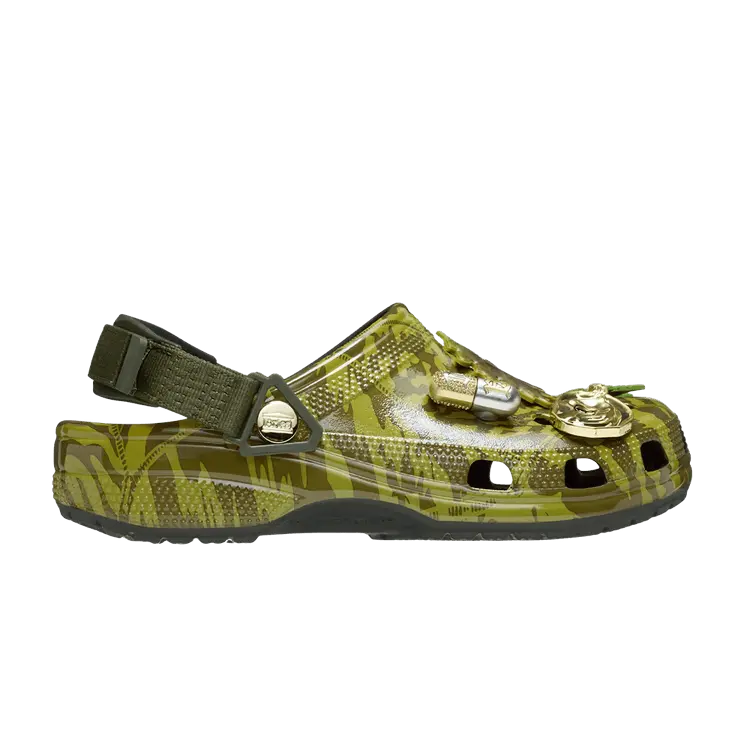 

Кроссовки Crocs Aries x Classic Clog 'Dark Algae', зеленый