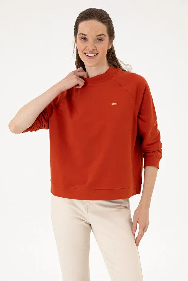 Женские свитшот с круглым вырезом U.S. Polo Assn., Tile — фото 3