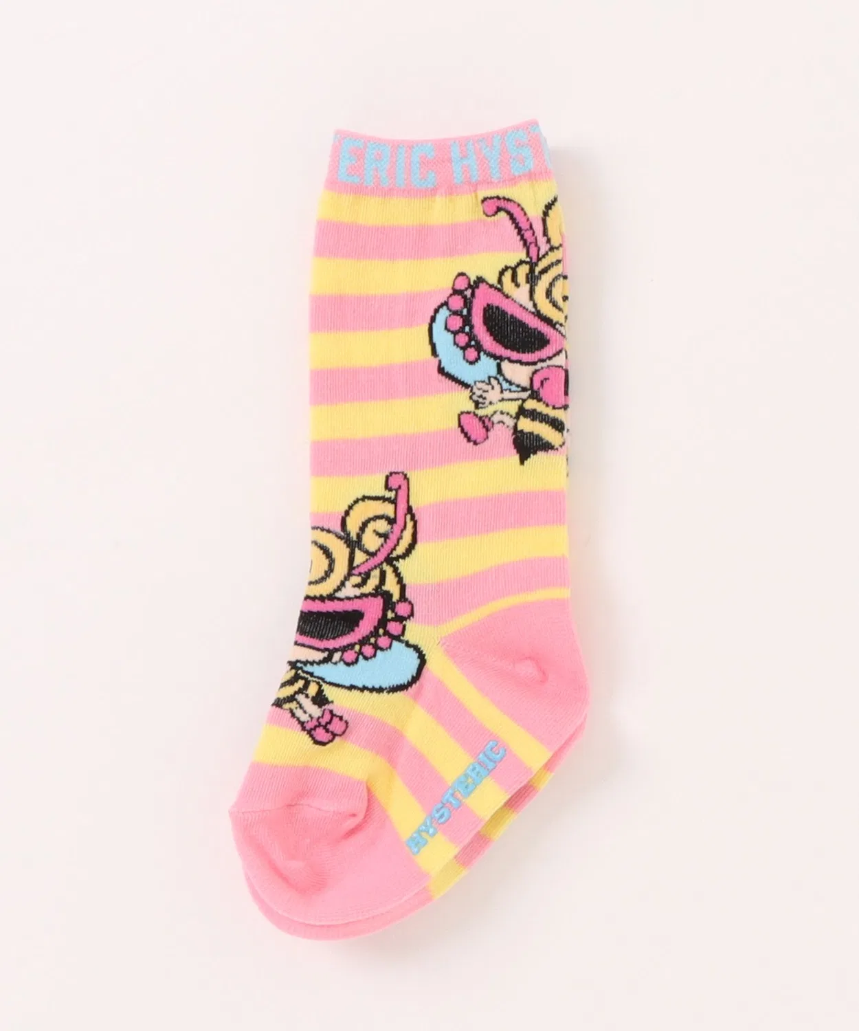 Детские носки-гольфы с жаккардовым принтом LITTLE BEE HYSTERIC MINI, Pink
