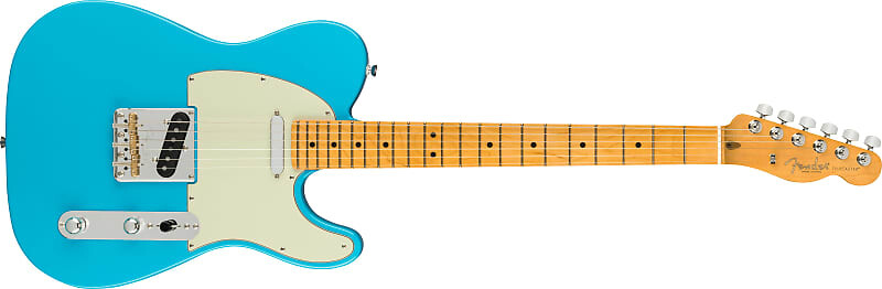 

Fender American Professional II Telecaster, накладка на гриф из клена, синий цвет Майами — US210033041
