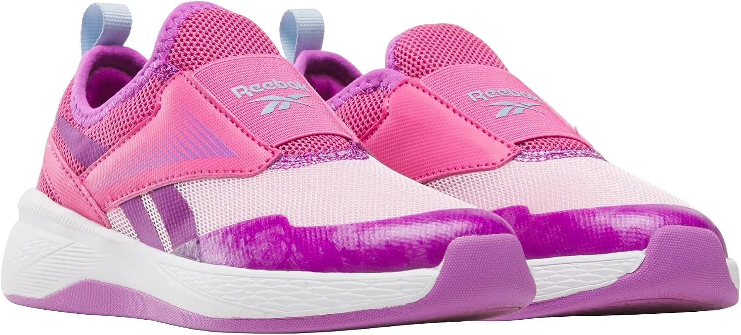 Детские кроссовки для девочек Zig Dynamica 5 Reebok, Barelygrey/Digital Gleam/Twilightpurple — фото 2