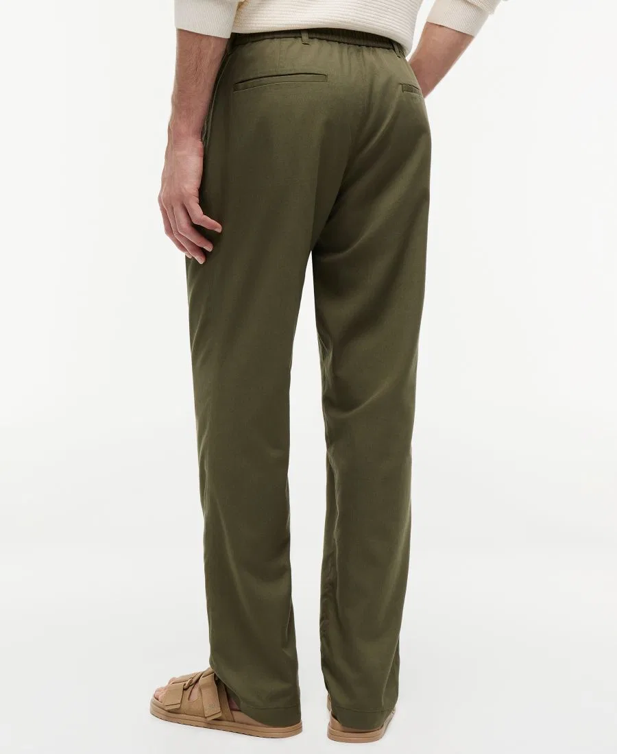 Брюки чинос с эластичным поясом Dover Regular-Fit Tommy Hilfiger, Dark Greenery — фото 4