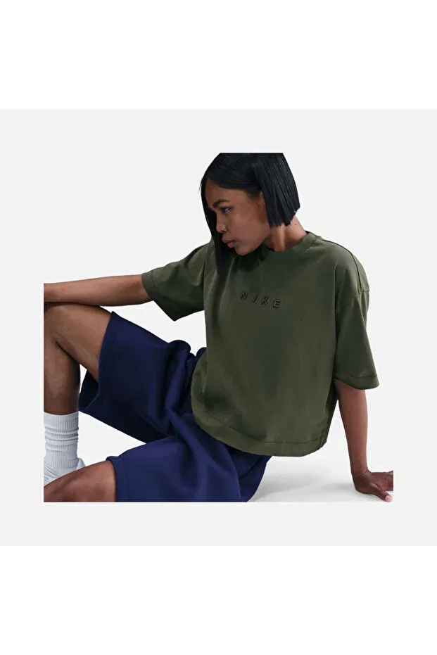 Женская футболка с коротким рукавом Nike, Khaki