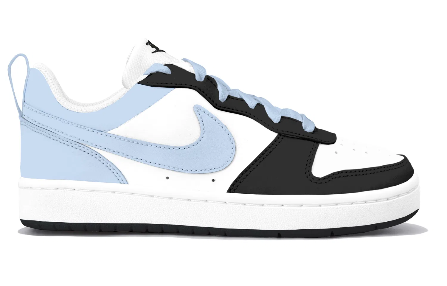 Детские кроссовки для скейтбординга с закрытым носком Nike, Black Gray — фото 4