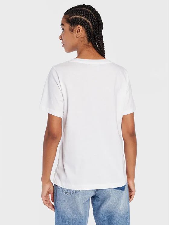Футболка regular fit Smooth Calvin Klein, белый — фото 3