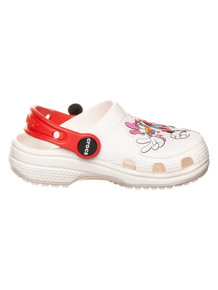 Сабо с принтом Mickey and Friends Crocs, кремовый — фото 2