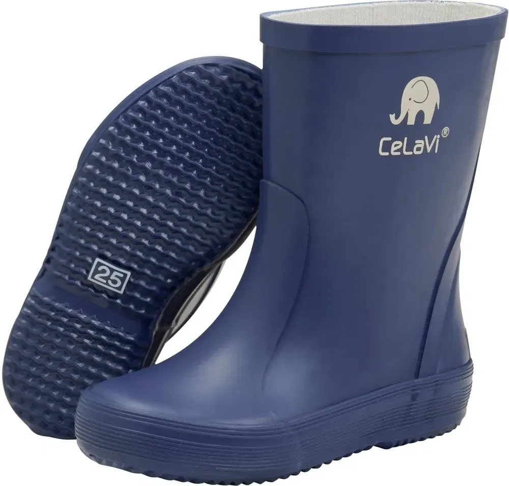 Резиновые сапоги Basic Wellies Solid Celavi, синий — фото 3
