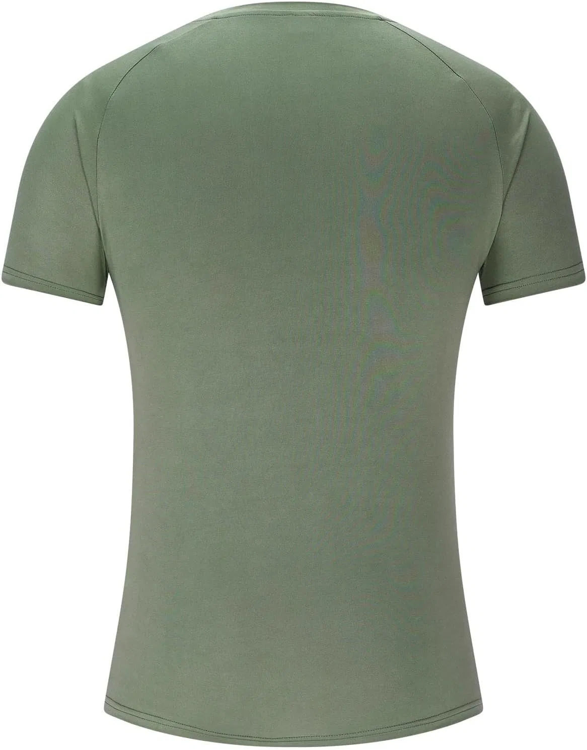 Мужская компрессионная футболка с быстросохнущей тканью Active, Army Green — фото 4