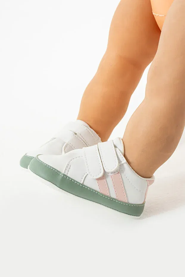 Детские ботиночки для новорожденных на липучке Yummy Kids, Multicolor — фото 2