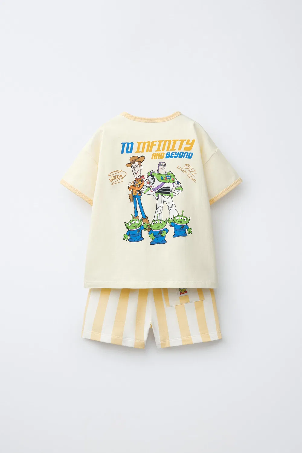 1,5-6 ЛЕТ / ИСТОРИЯ ИГРУШЕК DISNEY PIXAR ПОЛОСАТАЯ ПИЖАМА ZARA, Yellow — фото 2