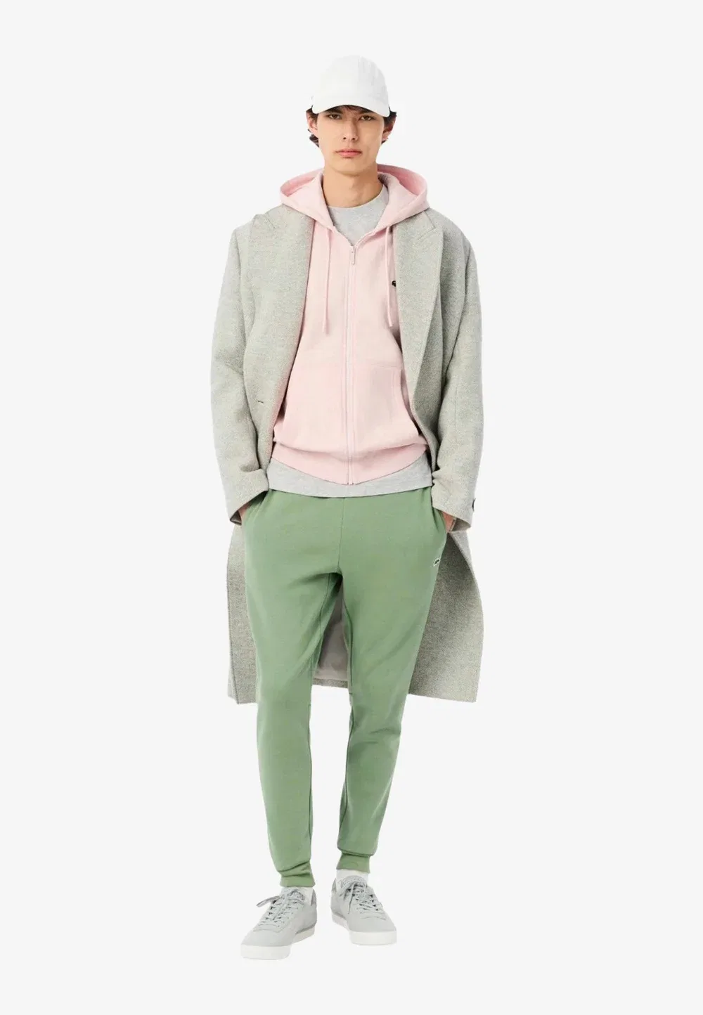 Толстовка на молнии Lacoste, Rose Pale — фото 2