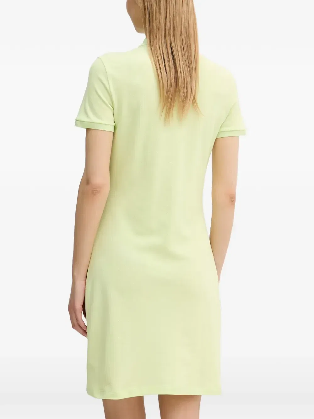 Мини-платье Lacoste с короткими рукавами и нашивкой-логотипом, зеленый — фото 3