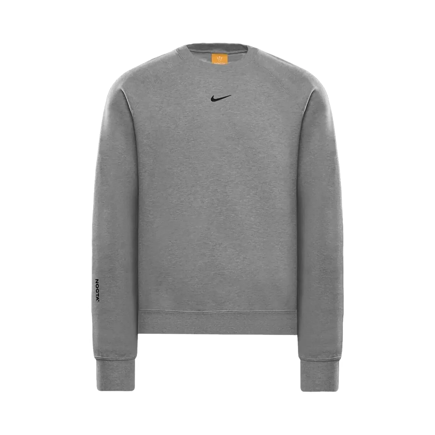 Флисовый свитер Nike NOCTA с круглым вырезом, серый