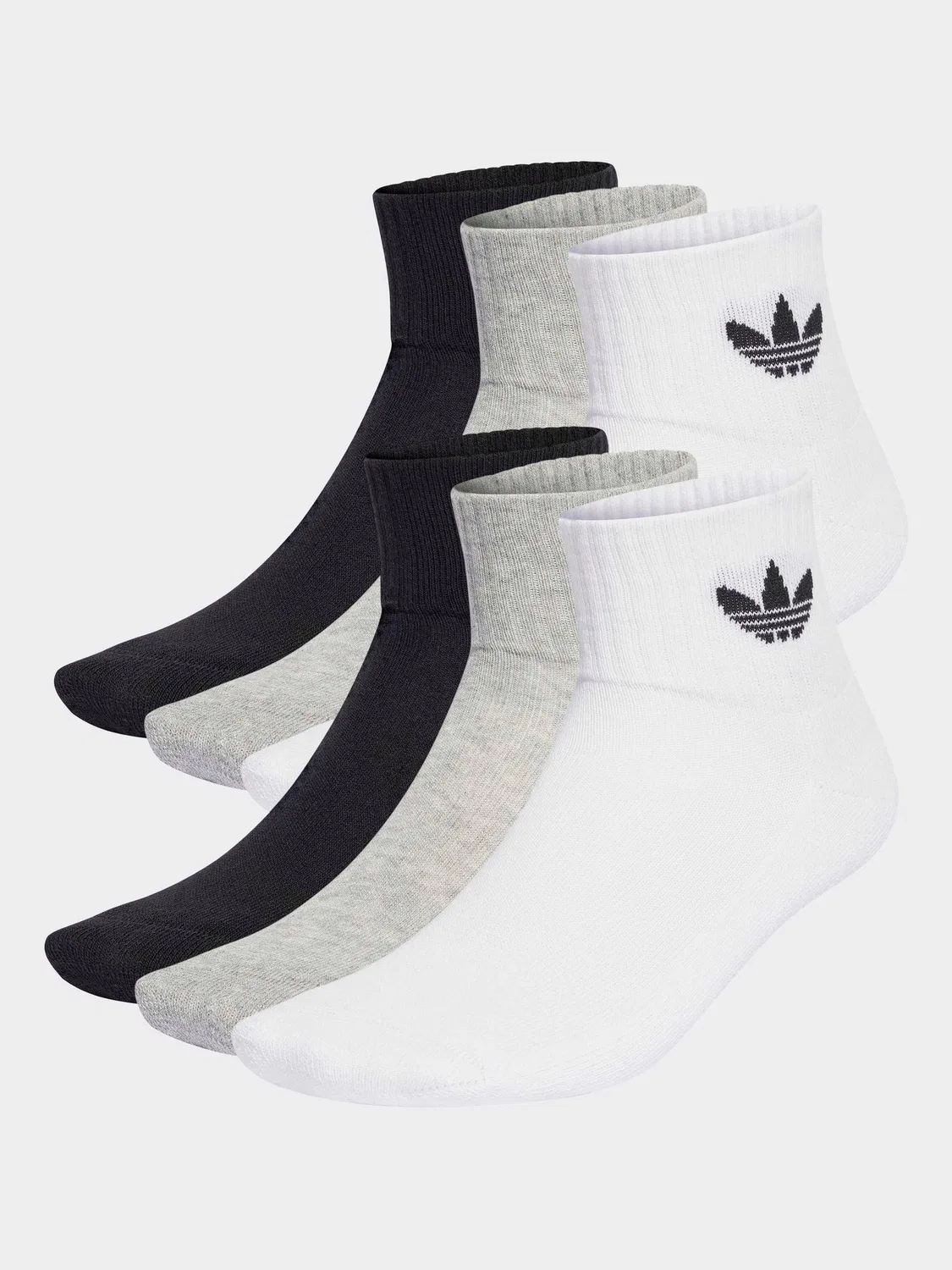 Носки, 6 пар, adidas Originals, белый экрю