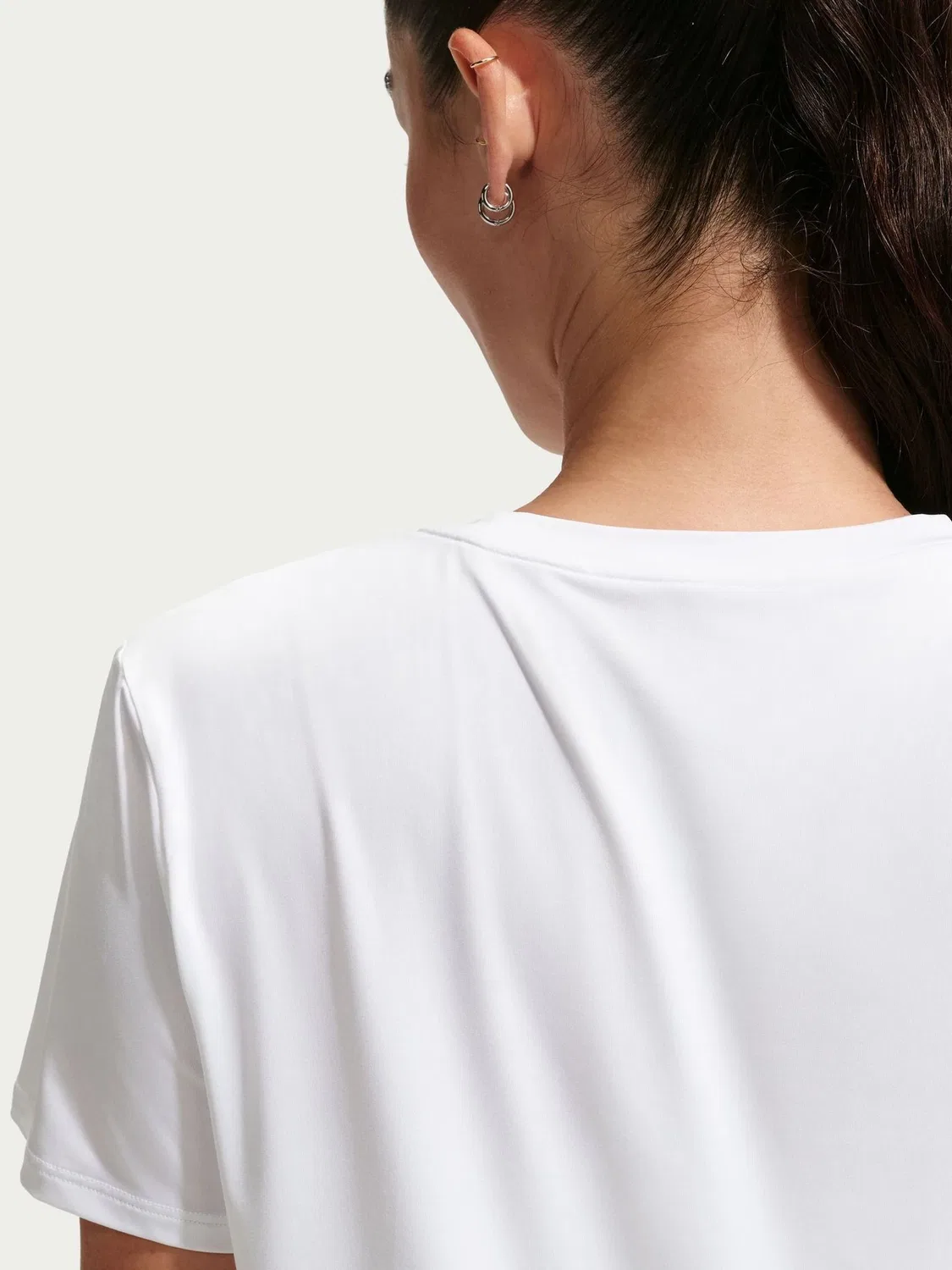 Футболка классическая Nike One Dri-FIT, белый — фото 3