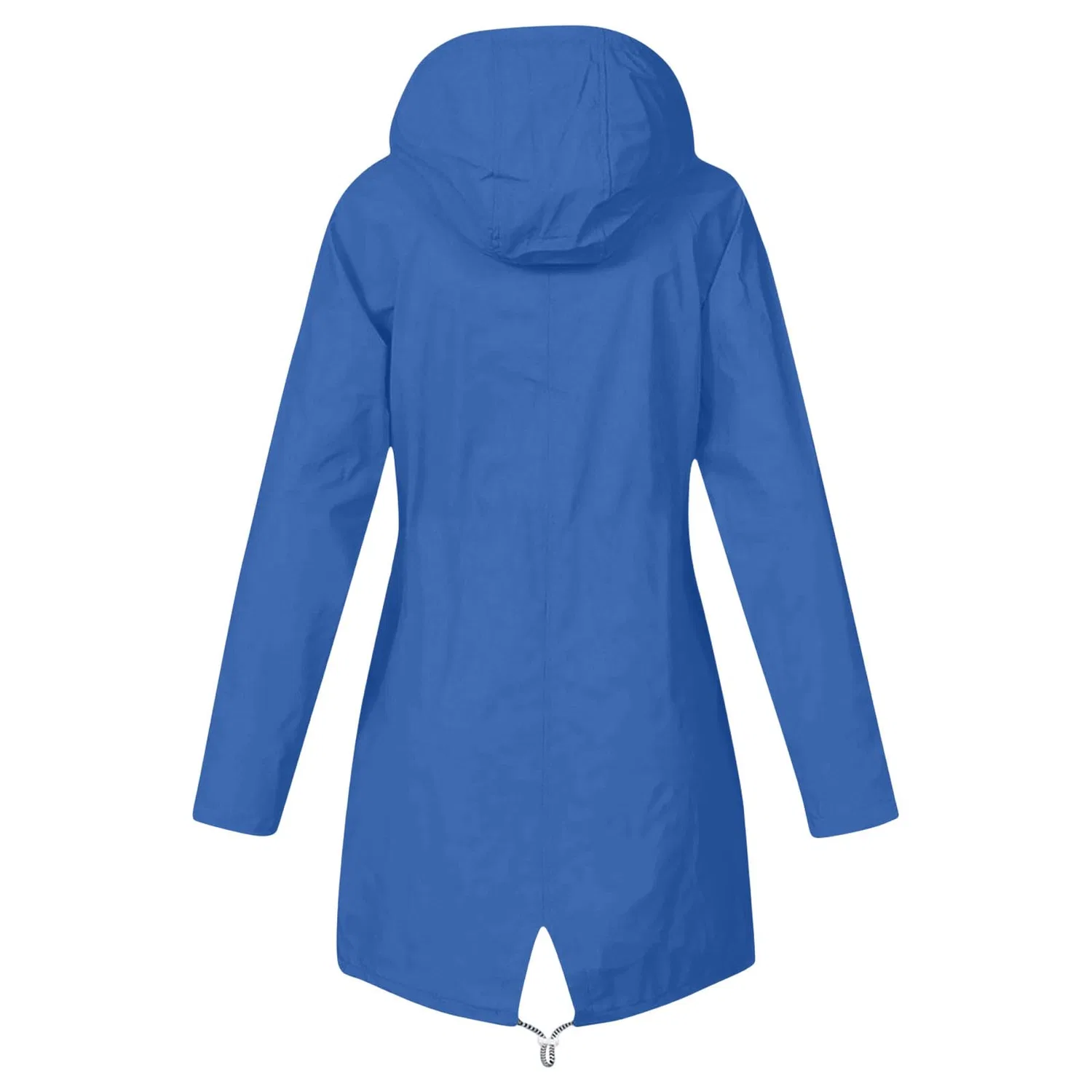 Женский дождевик с капюшоном и молнией Softshell, A20 Blu — фото 4