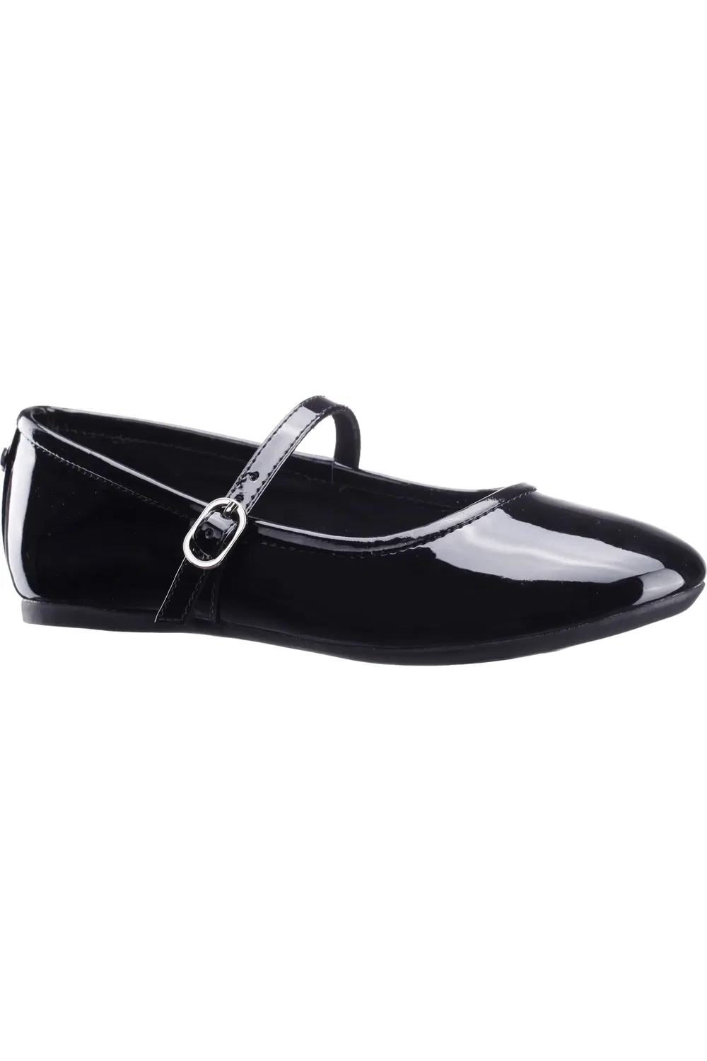 Туфли детские балетки на плоской подошве Nicola Mary Jane Nina, Black Patent