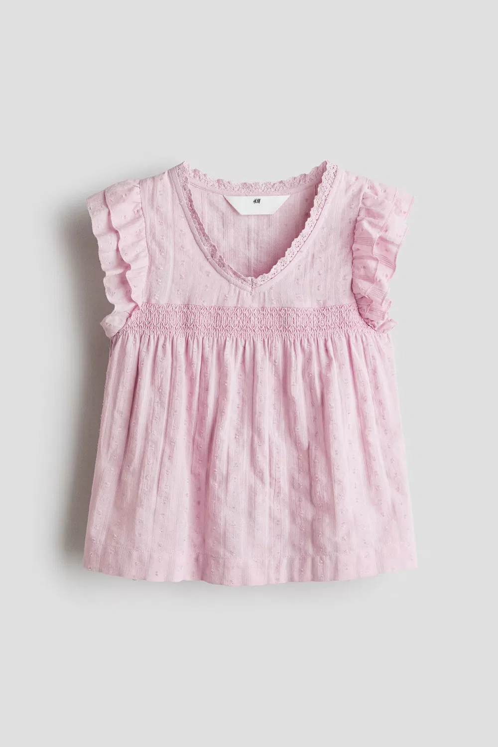 Блузка с рукавами-воланами H&M, Hellrosa