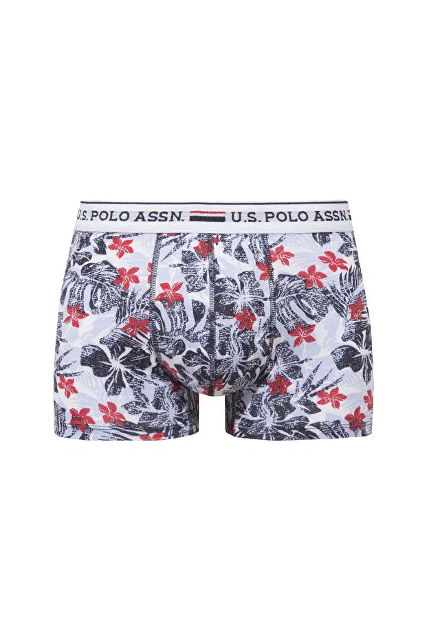 Мужской комплект боксеров с принтом U.S. Polo Assn., Navy Blue - Red - Printed — фото 3
