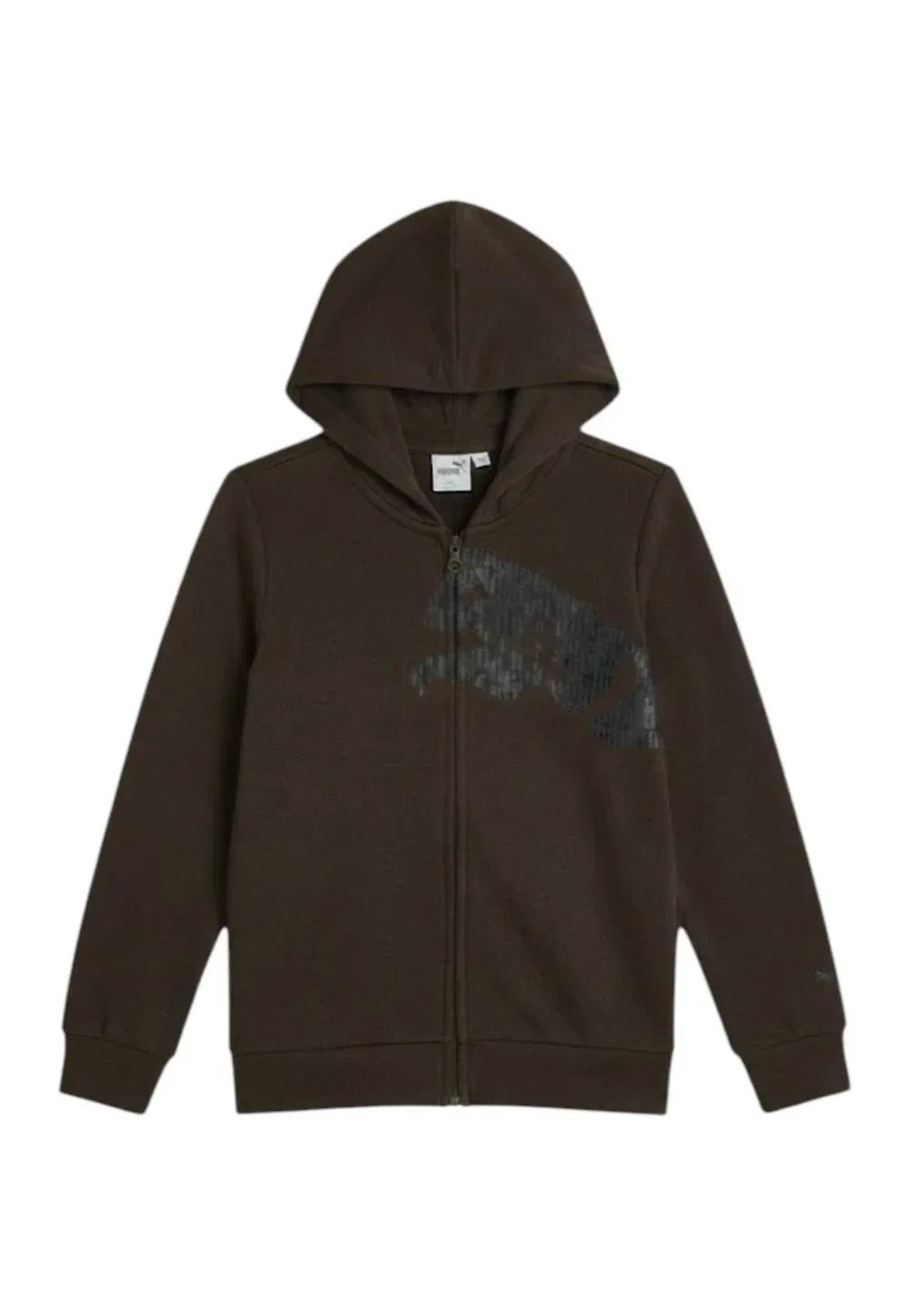 Felpa zip cappuccio ess grap полная молния ho col 33 - толстовка на молнии Puma, Brown — фото 2