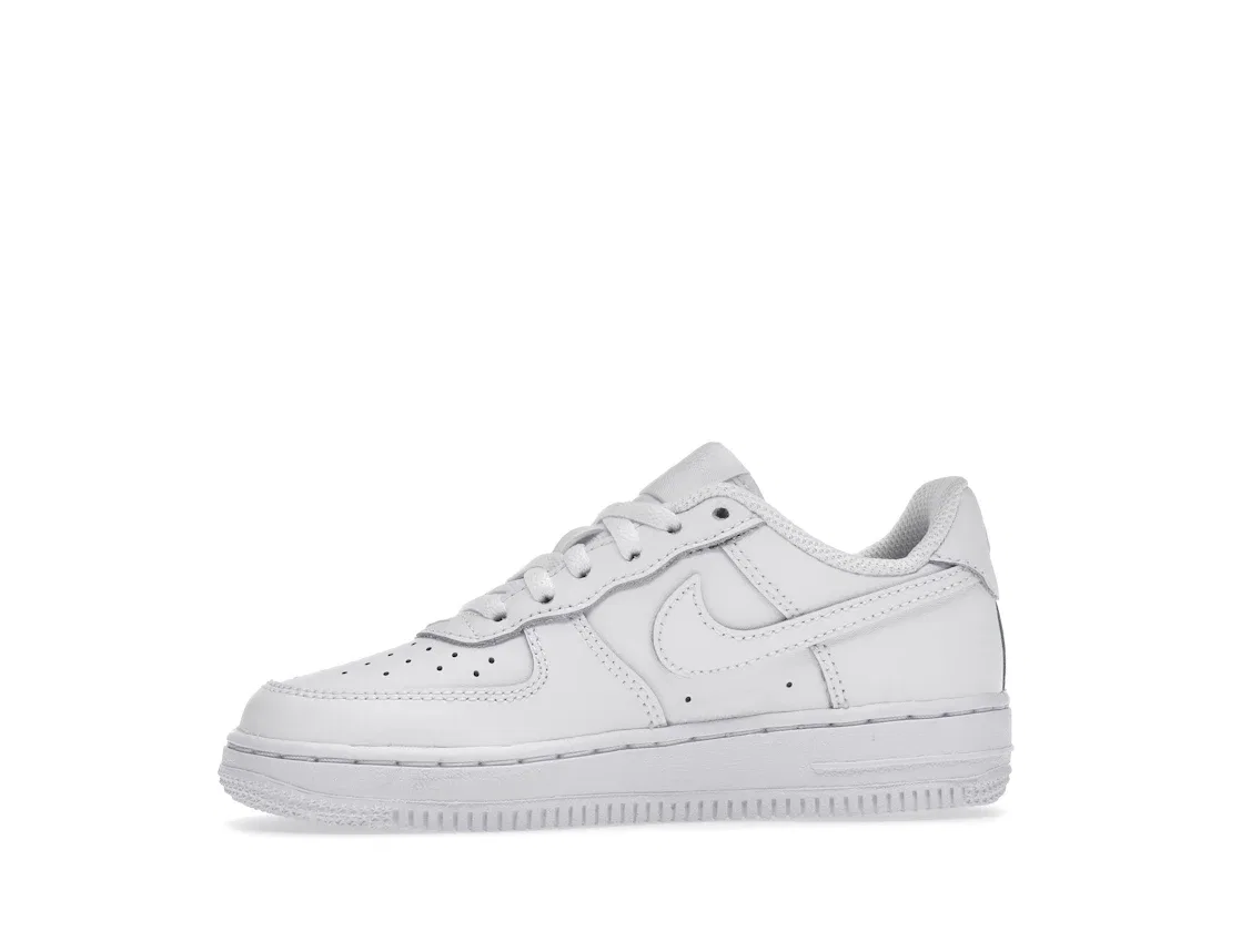 Детские кроссовки с низким верхом Nike Air Force 1 Low LE, White/White — фото 3